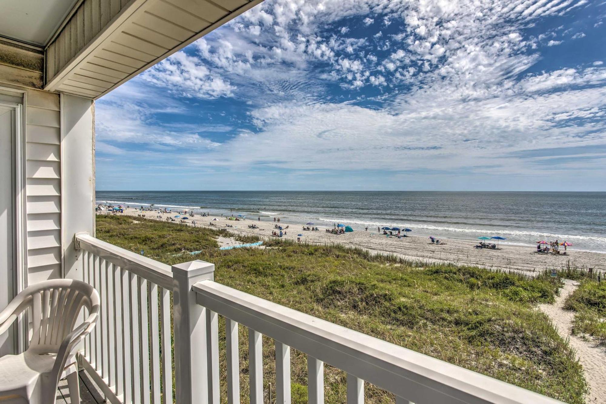 Bright Beachy Condo With Boardwalk Access And Patio! Myrtle Beach Exterior photo
