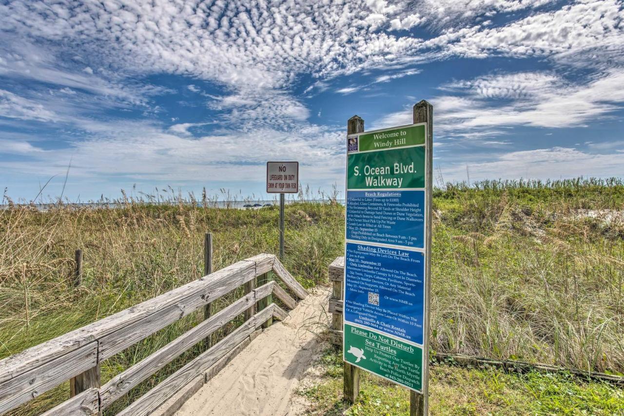 Bright Beachy Condo With Boardwalk Access And Patio! Myrtle Beach Exterior photo